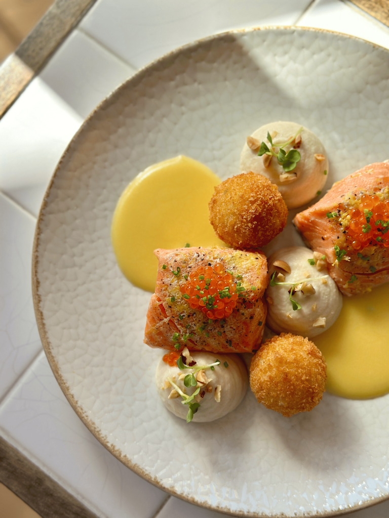 private chef annecy trout cromesquis lemon fauve